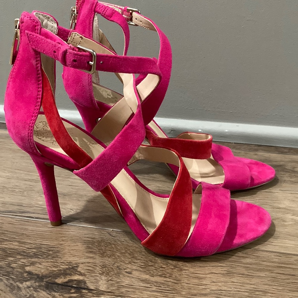 Vince Camuto Pink and Red Stiletto/heels